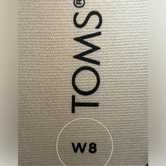 TOMS | Womens Alpargata Heritage Canvas Shoes. Size: 8 - Picture 5 of 16